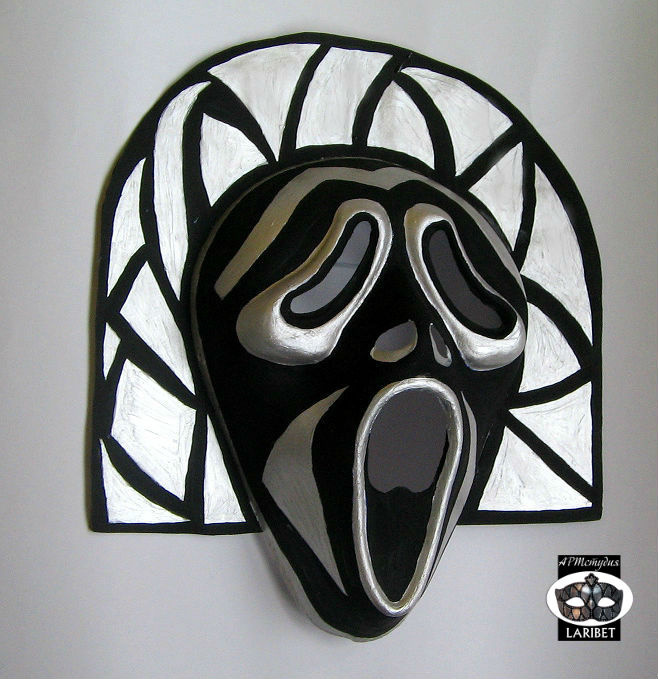 Tatyana Turanova. Carnival mask "Shards of Creek"
