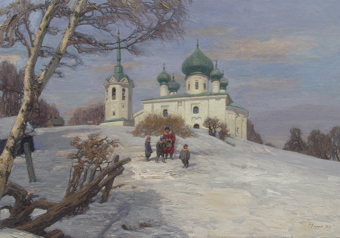 Фёдор Борисович Фёдоров. Winter in Old Ladoga