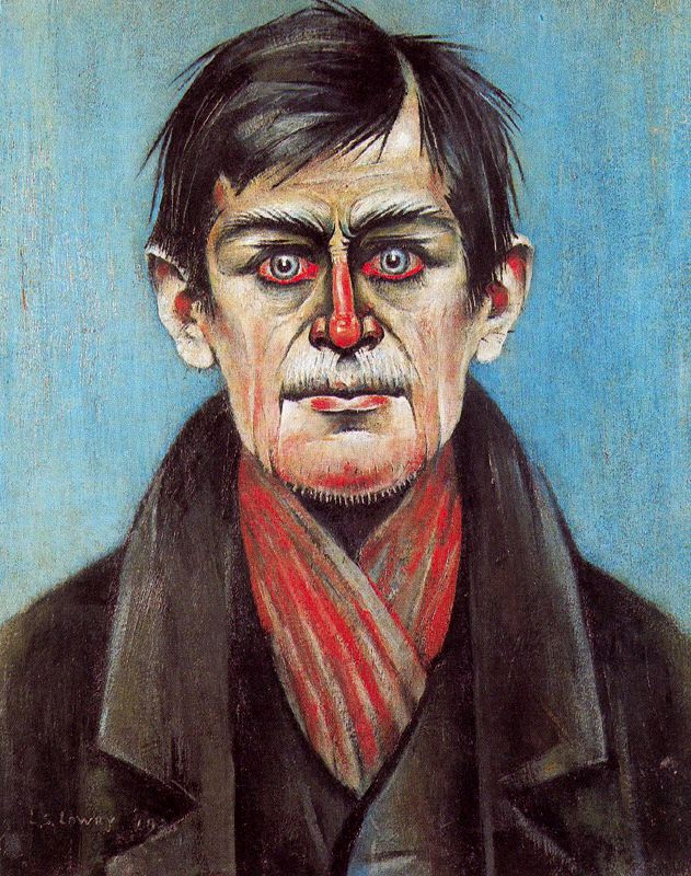 Lawrence Stephen Lowry. Portrait of a man