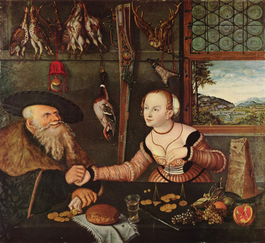 Lucas Cranach the Elder. Misalliance