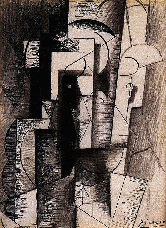 Pablo Picasso. Portrait de Guillaume Apollinaire