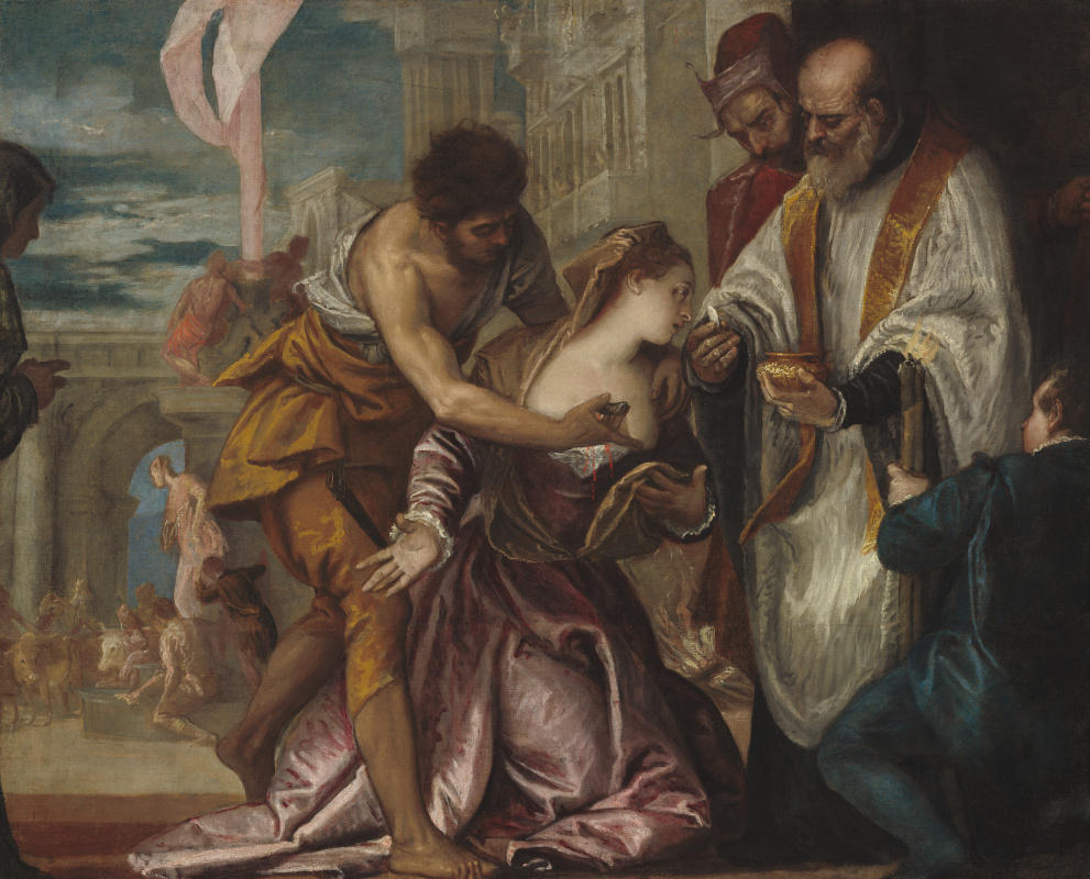 Paolo Veronese. The Martyrdom and the Last Communion of Saint Lucia