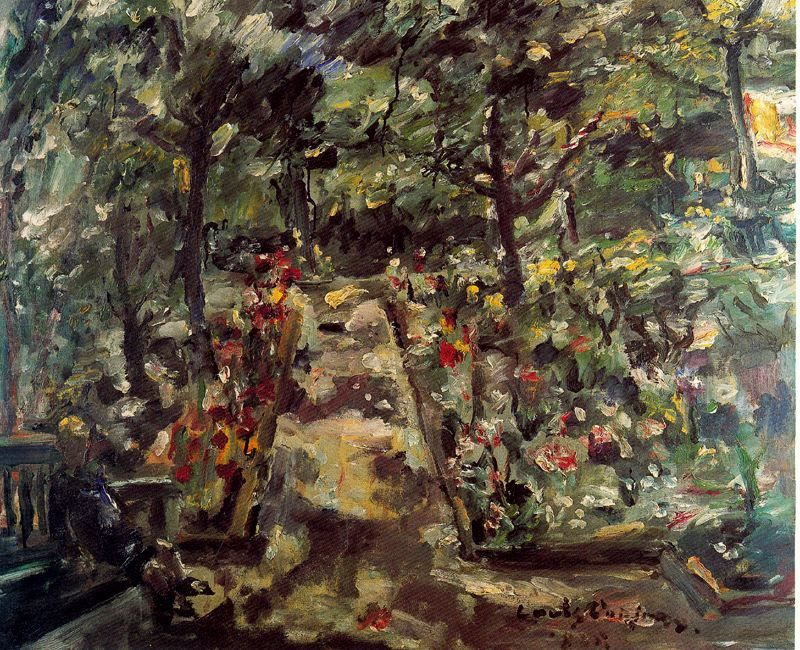 Lovis Corinth. Garden in the Western part of Berlin