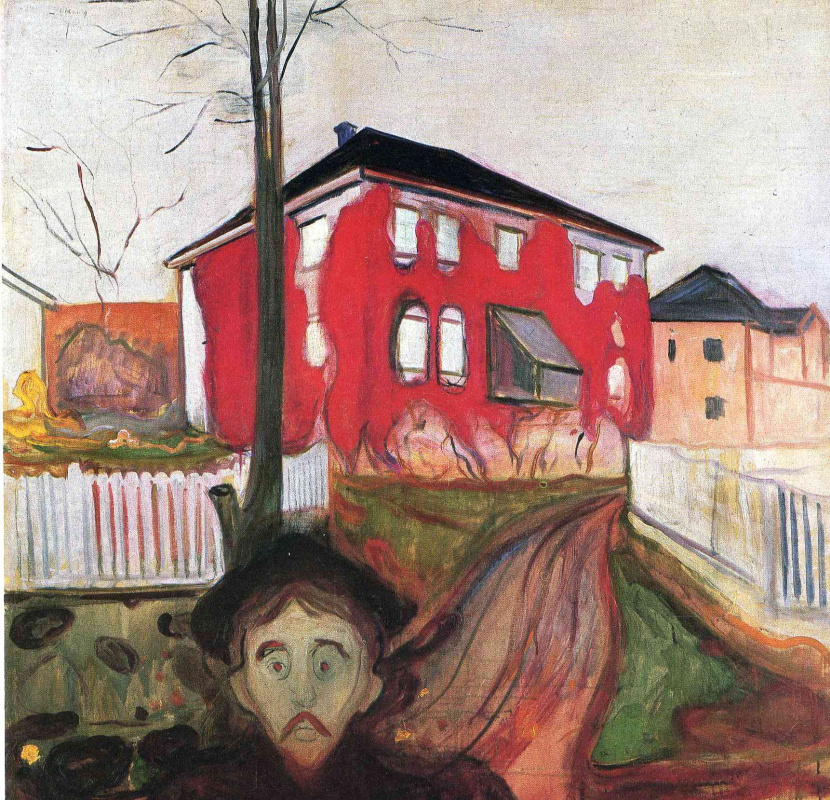 Edward Munch. Red ivy