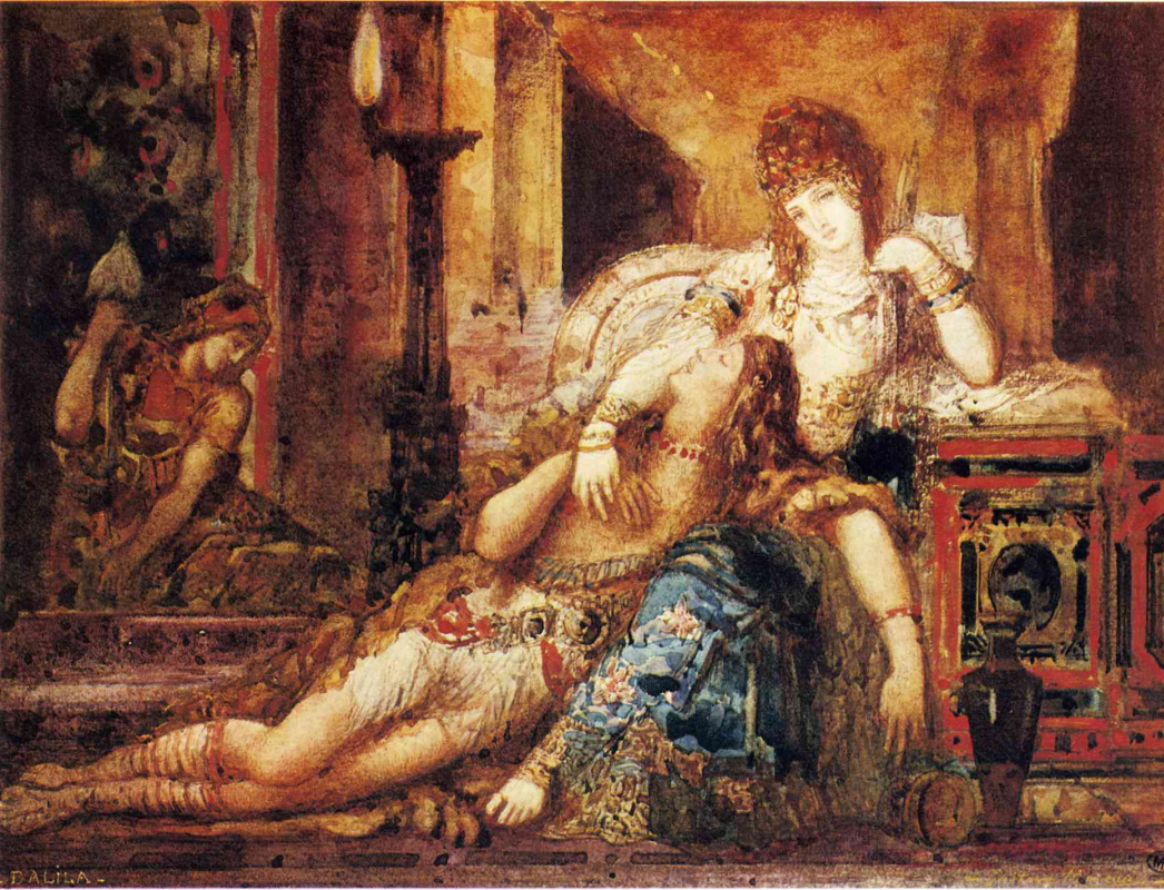 Gustave Moreau. Samson and Delilah
