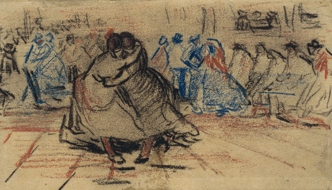 Vincent van Gogh. Couple dancing