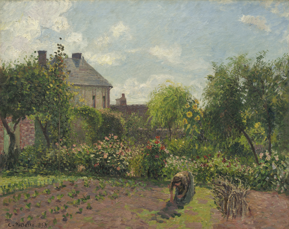Camille Pissarro. The painter's garden at Eragny