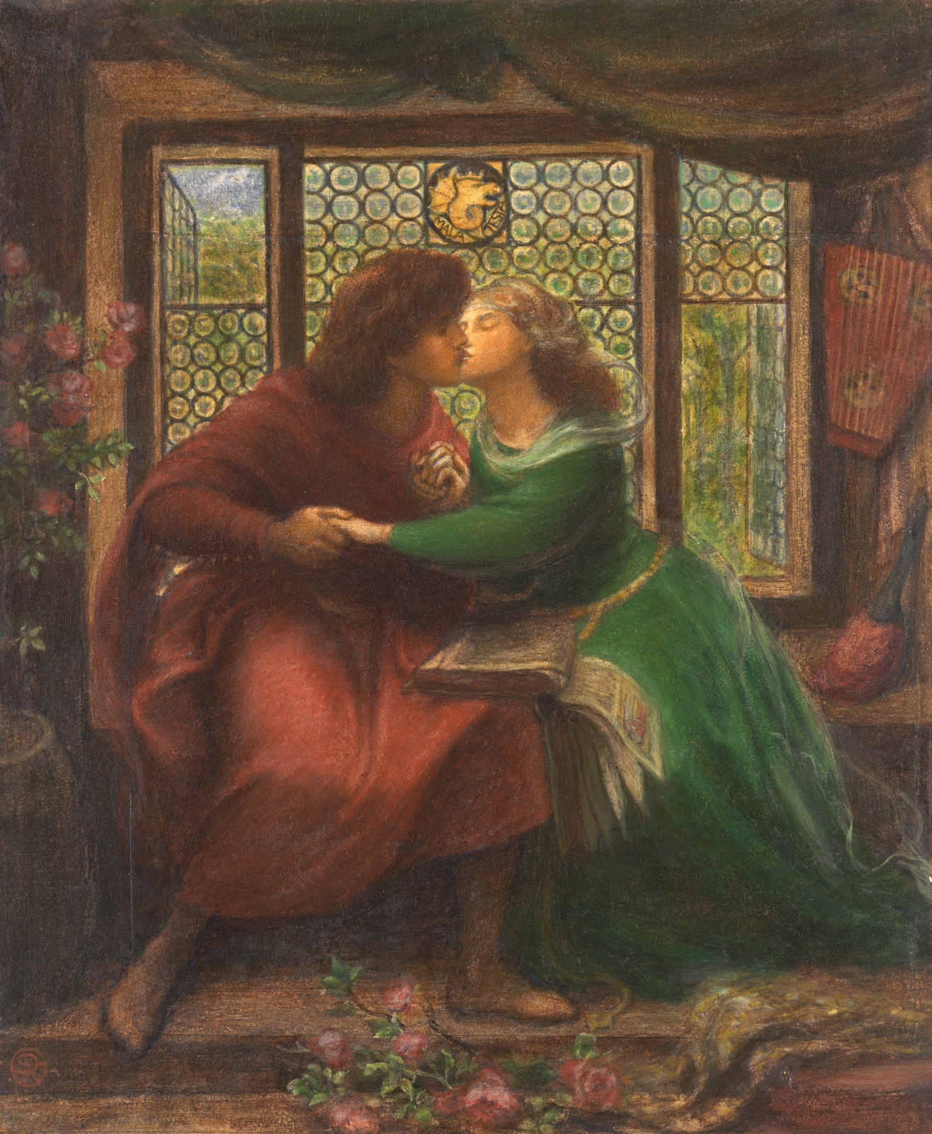 Dante Gabriel Rossetti. Paolo and Francesca da Rimini