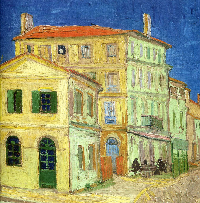 Vincent van Gogh. Yellow house (fragment)