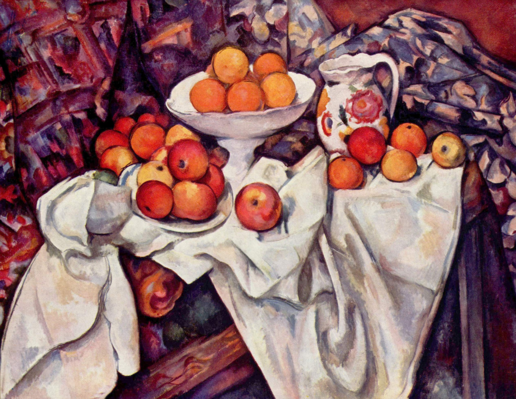 Paul Cezanne. Still life with apples and oranges