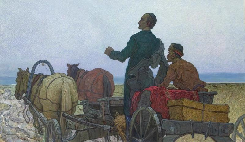 Ismagil Mintagirovich Khalilullov. Arrival of Tukay to Kazan