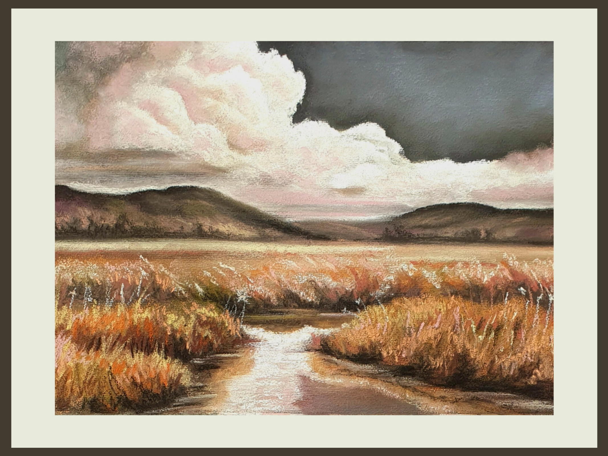 AFTER THE STORM. Contemporary landscape. 37x27 cm, 37×27 cm by