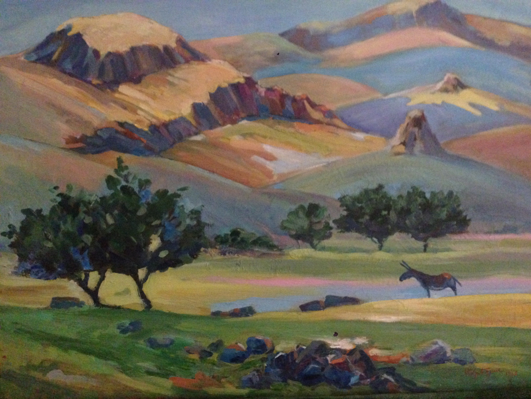 Mher Manukovich Abegyan. Landscape ,, Yegeknadzor mountain ,,