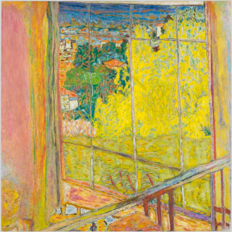 Pierre Bonnard. Workshop with mimosa