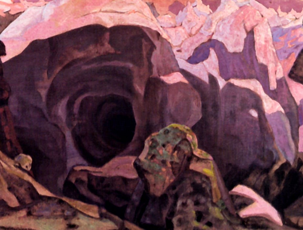 Nicholas Roerich. Cliffs Of Ronda. Design for "Per Gunta" Ibsen