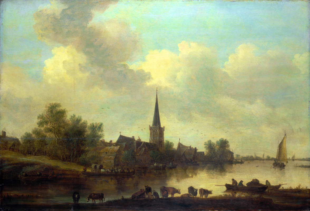 Jan van Goyen. River landscape