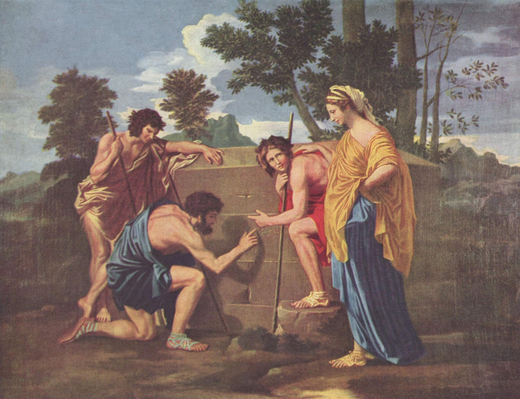 Nicolas Poussin. Arcadian shepherds