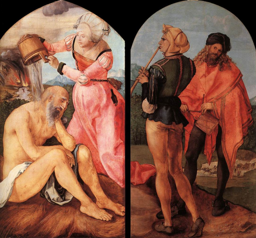 Albrecht Dürer. The Job Of The Altar (The Altar Abacha). Reconstruction