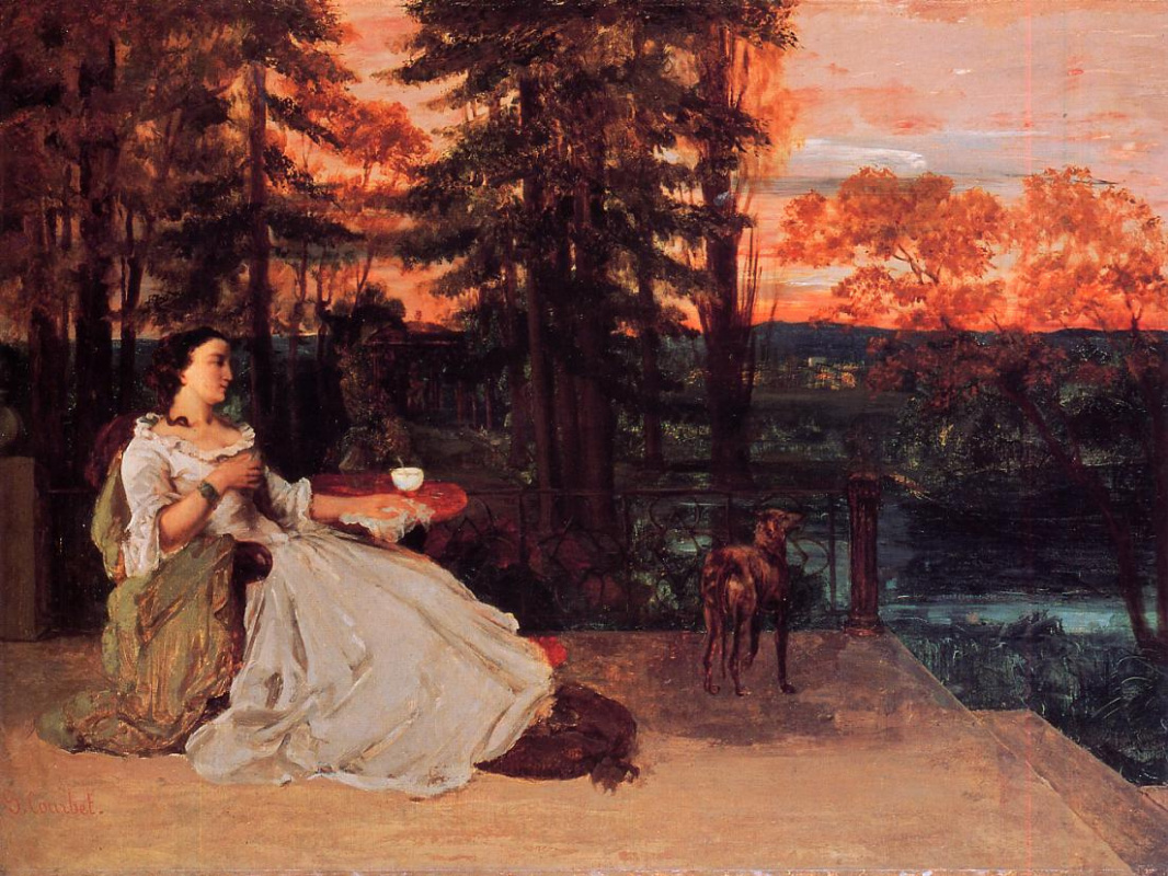 Gustave Courbet. Lady Frankfurt