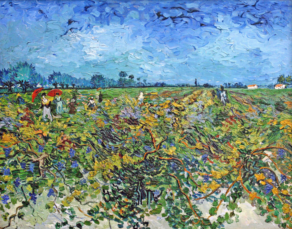 Vincent van Gogh. Green vineyards