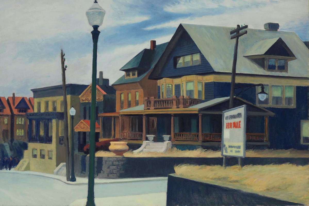 Edward Hopper. East Wind Over Weehawken