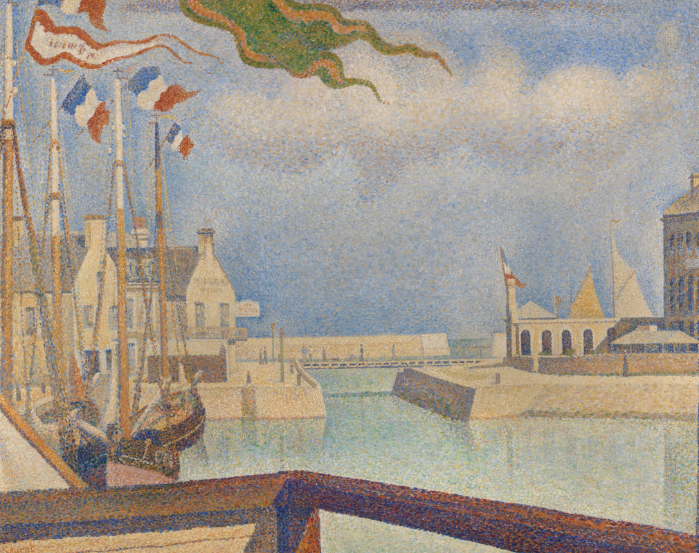 Georges Seurat. Sunday at Port-EN-Bessin