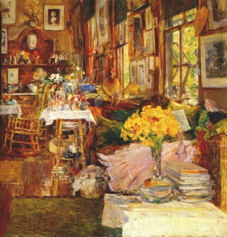Childe Hassam. The Room of Flowers