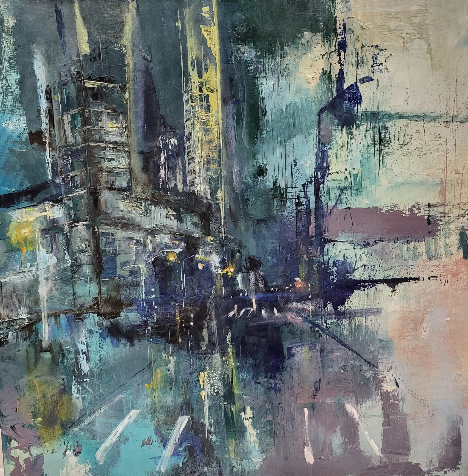 Buy an artwork: Night City by Natalia Priputnikova, Saratov | Arthive