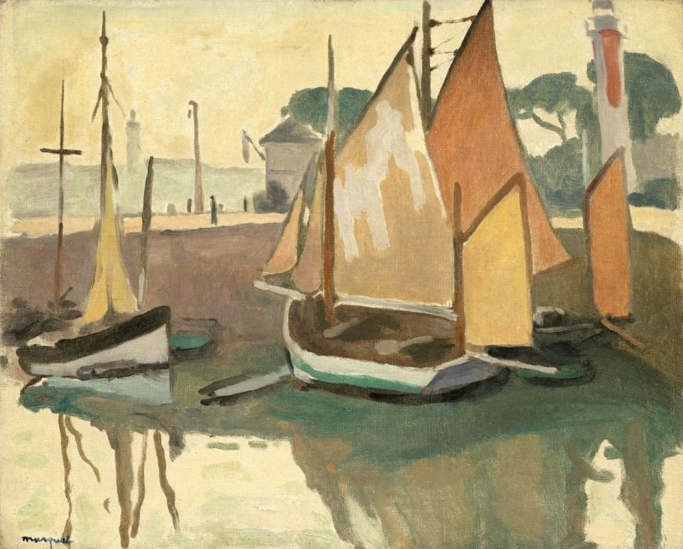 Albert Marquet. The Port Of La Roshal. Tide
