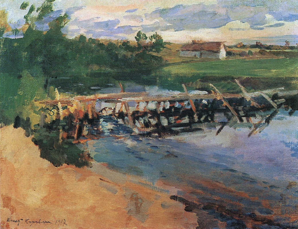 Konstantin Korovin. At the pool