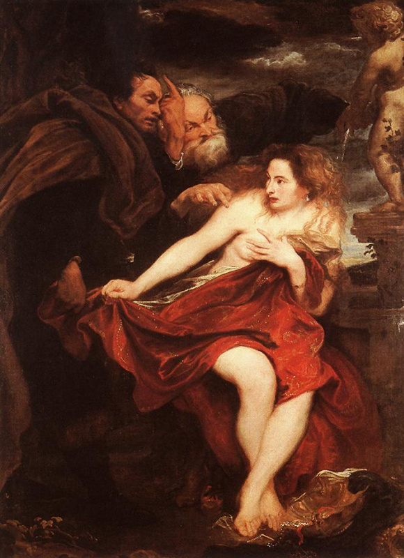 Anthony van Dyck. Susanna and the elders