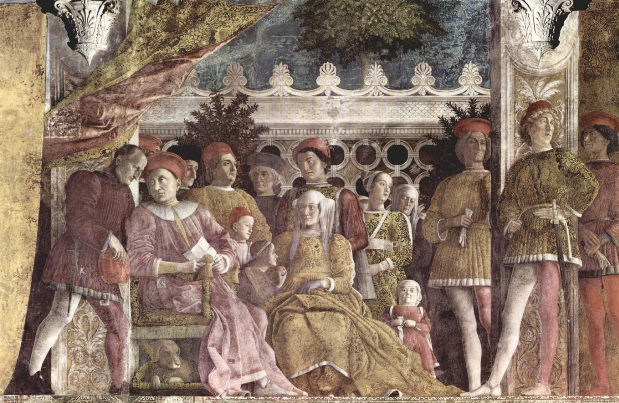 Andrea Mantegna. The Court Of The Gonzaga. Camera degli Sposi