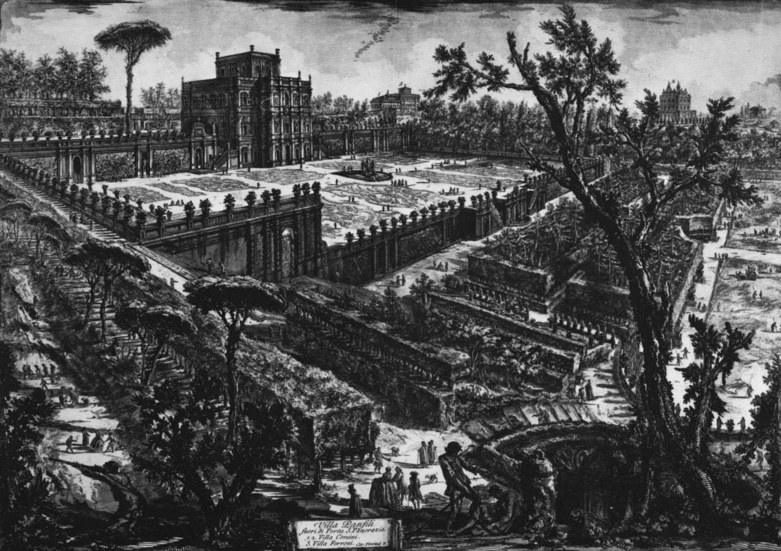 Giovanni Battista Piranesi. Villa Pamphili