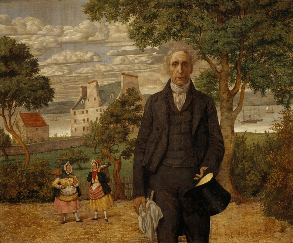 Richard Dudd. Portrait of Sir Alexander Morrison, a psychiatrist