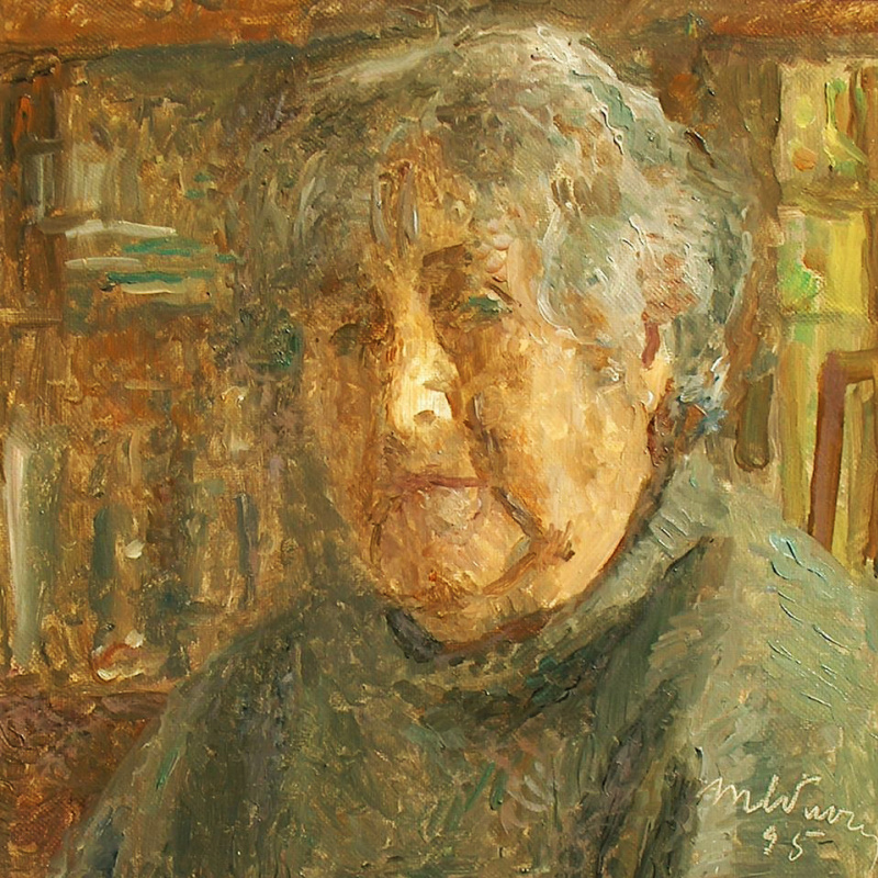 Tetyana Yablonska. Self-portrait