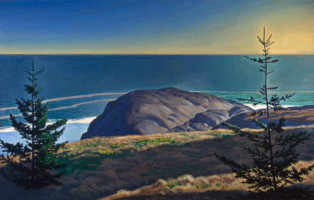 Rockwell Kent. Young spruce. The coast of Maine