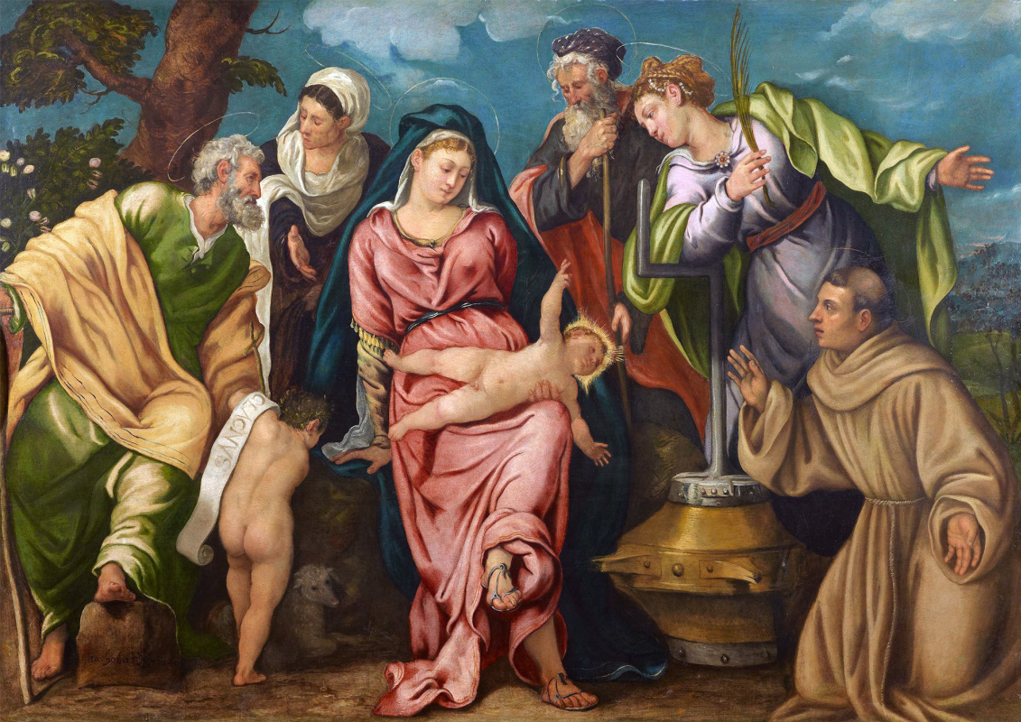 Jacopo (Robusti) Tintoretto. Holy family