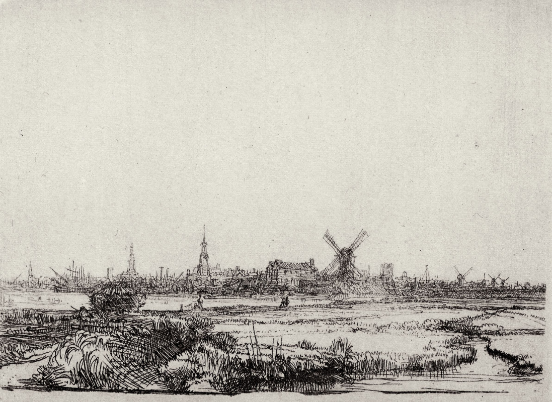 Rembrandt Harmenszoon van Rijn. View Of Amsterdam
