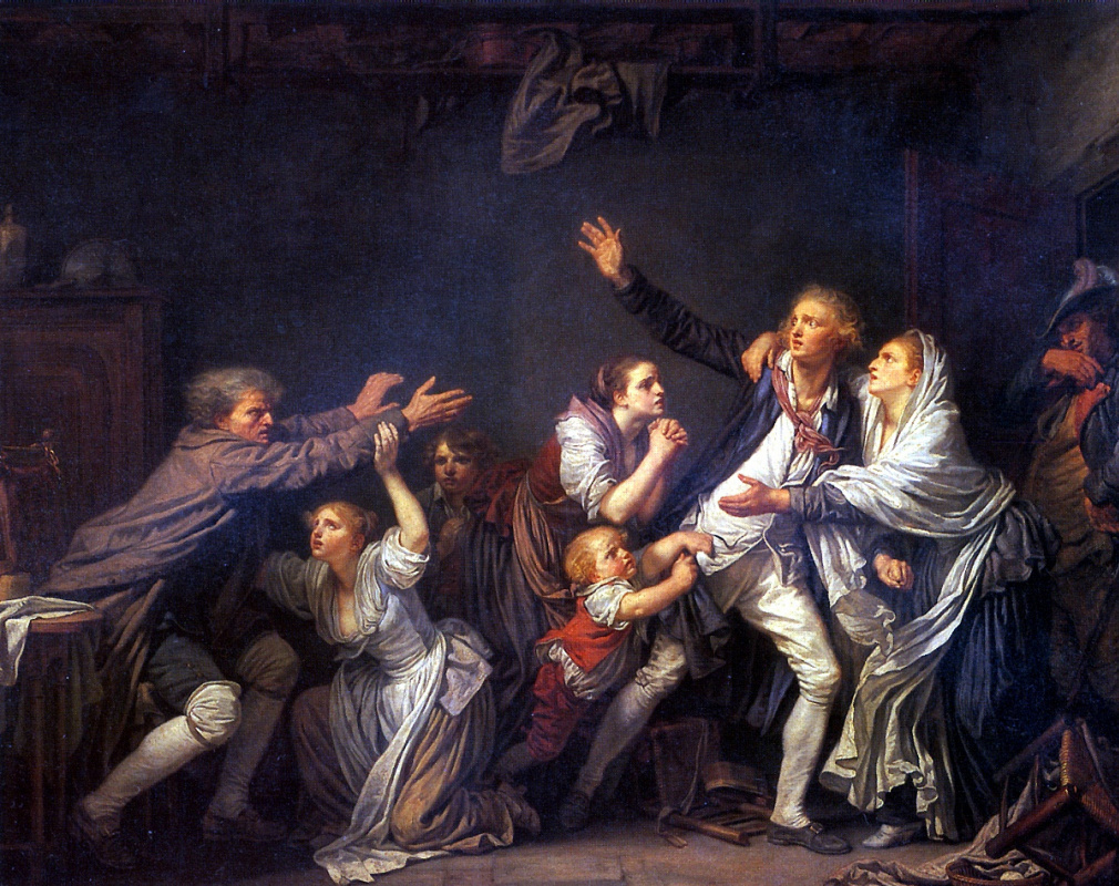 Jean-Baptiste Greuze. Ungrateful son