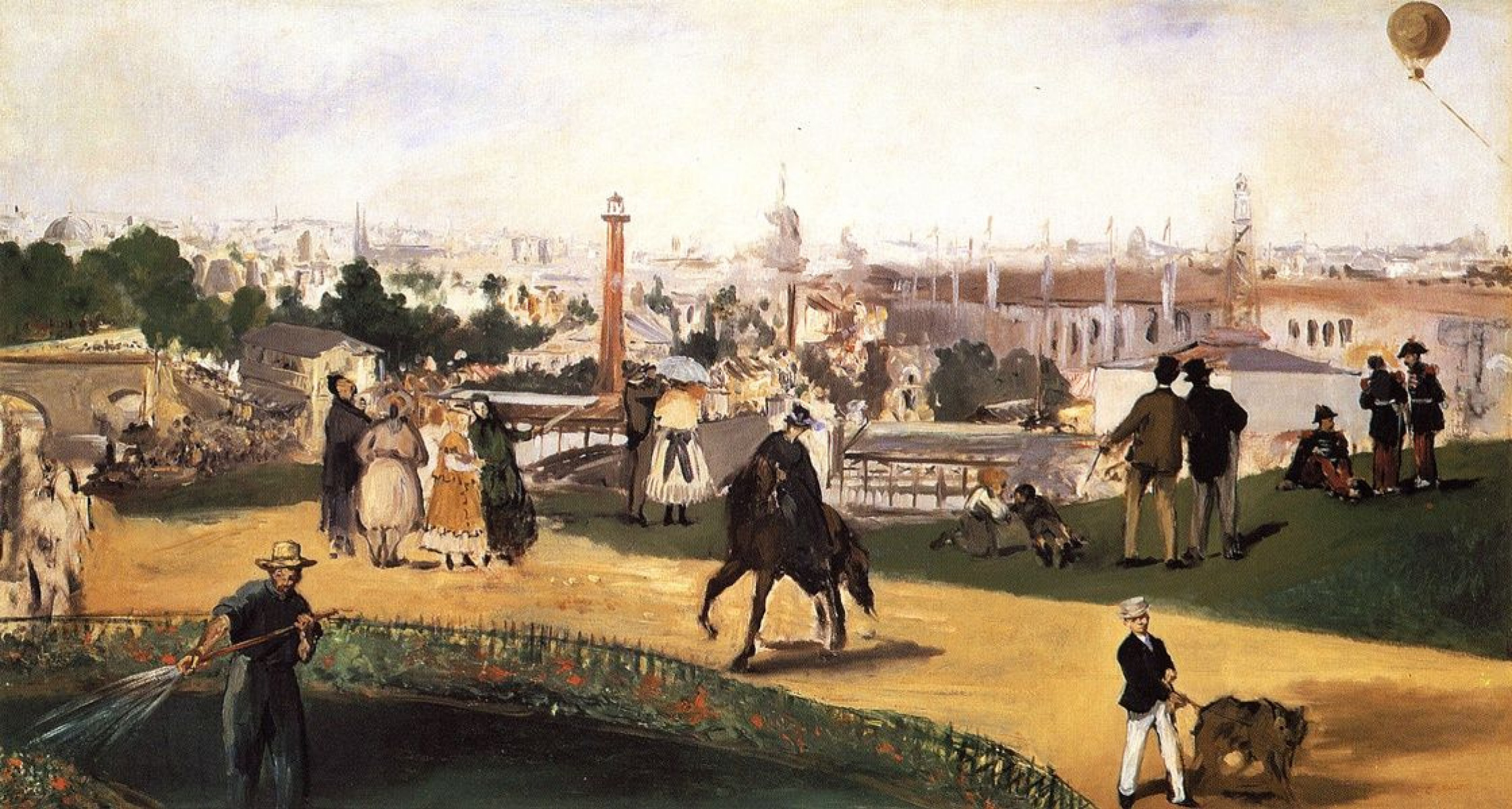 World exhibition, 1867, 196×108 cm by Edouard Manet: History