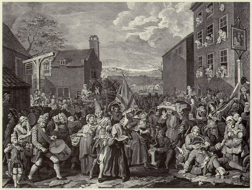 William Hogarth. From March to Finchley