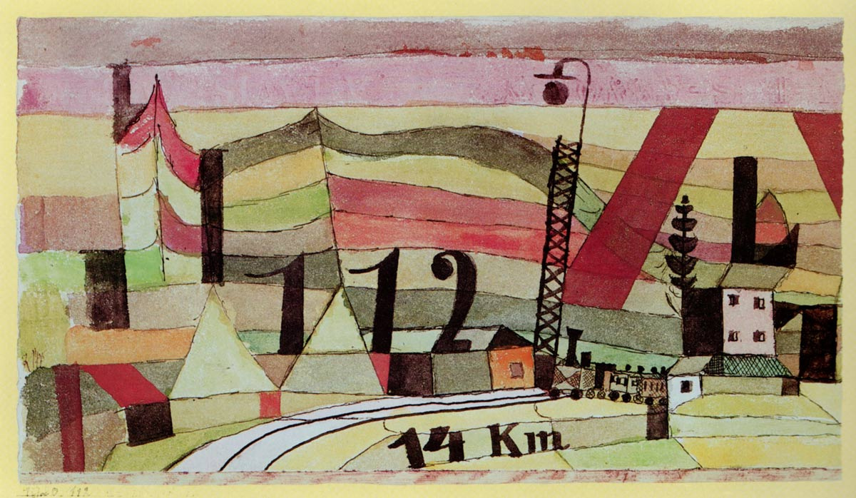 Paul Klee. Railway station