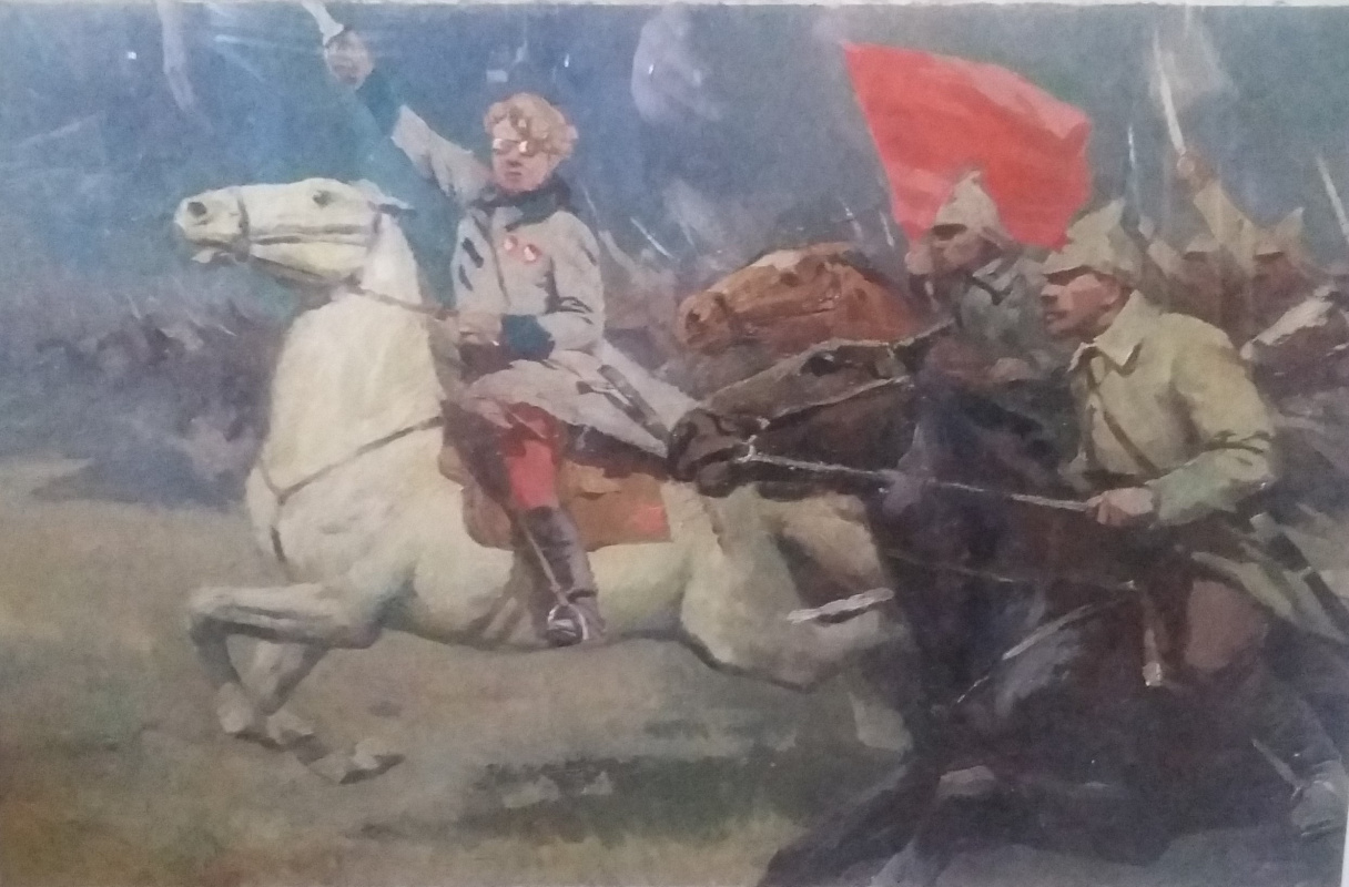 Vladimir Ivanovich Seleznev. Attacco a cavallo