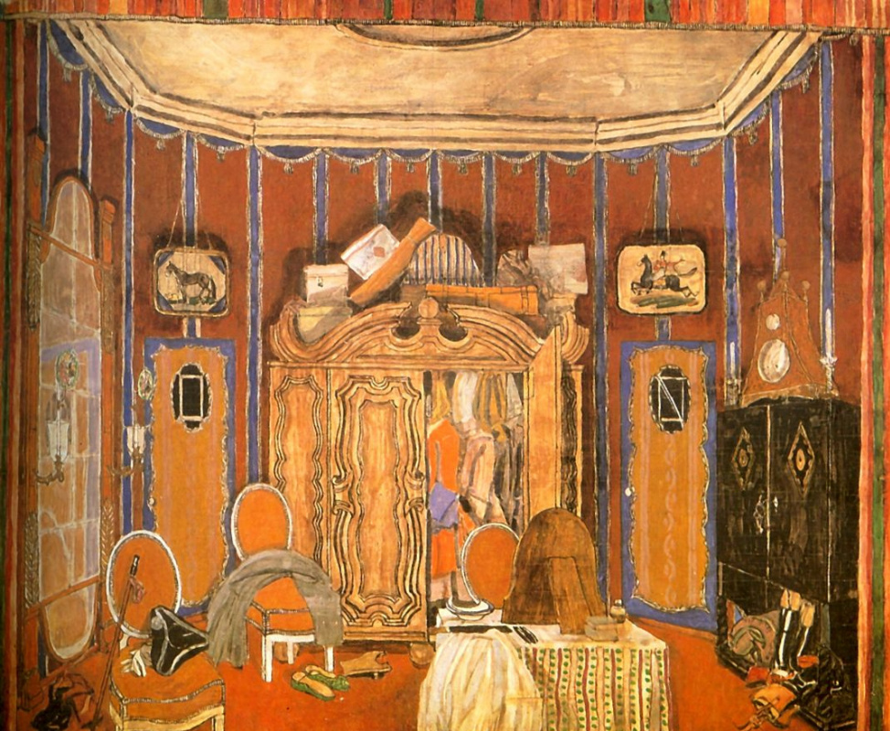 Alexandre Yakovlevich Golovin. Room count. Design for Comedy P.-O. Beaumarchais "Crazy day or the marriage of Figaro"