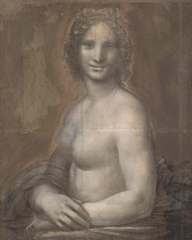 Leonardo da Vinci. Mona Vanna, the Nude Mona Lisa