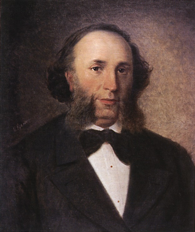 Ivan Nikolayevich Kramskoy. Portrait of the artist I. K. Aivazovsky