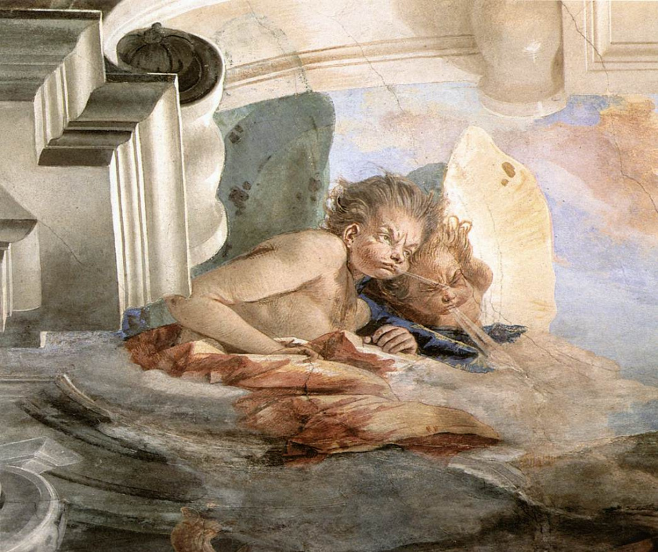 Giovanni Battista Tiepolo. Wind. Fragment