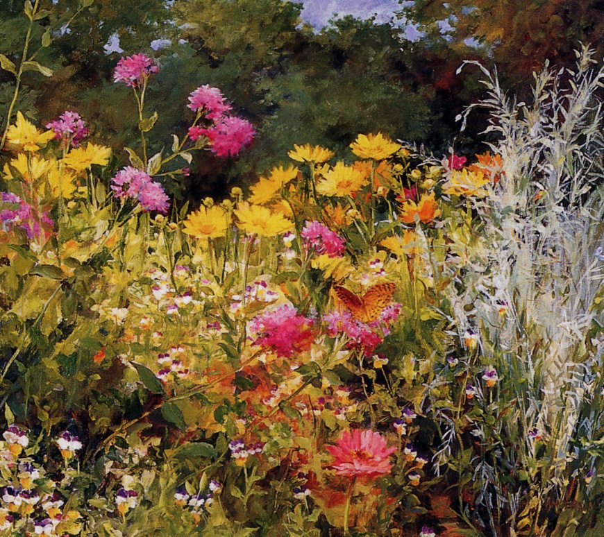 Кэти Андерсон. Полевые цветы и бабочки