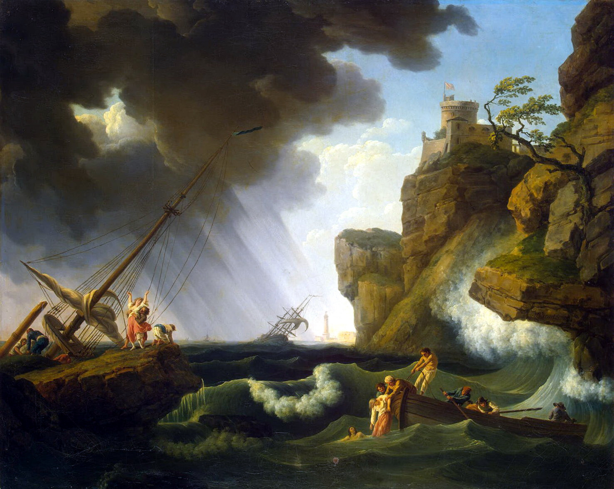 Shipwreck by Claude Joseph Vernet History Analysis Facts Arthive