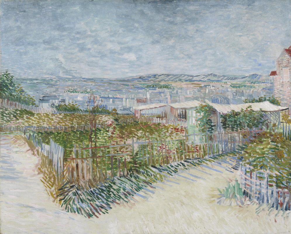 Vincent van Gogh. Montmartre, the view from the mills